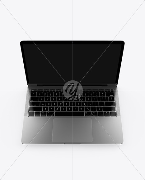 MacBook Air Space Gray Mockup