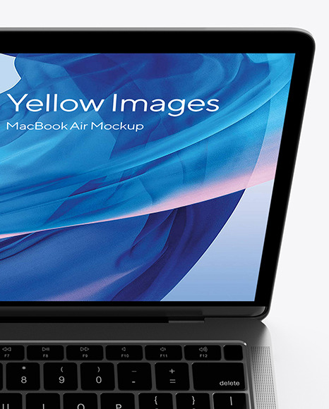 MacBook Air Space Gray Mockup