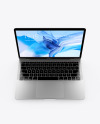 MacBook Air Silver Mockup