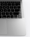 MacBook Air Silver Mockup