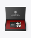 Gift Card in a Box Mockup