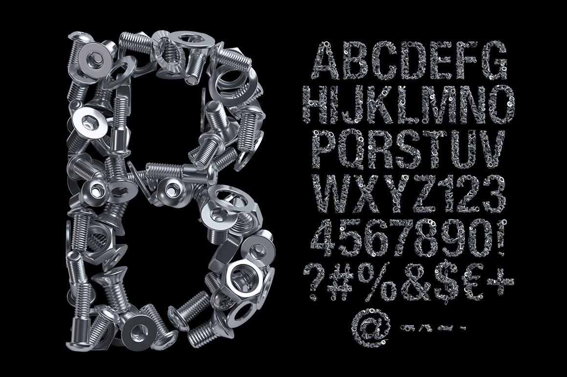 Nuts And Bolts Font Nuts And Bolts Font