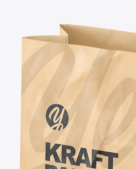 Kraft Paper Bag Mockup