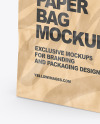 Kraft Paper Bag Mockup