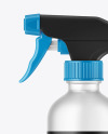 Frosted Glass Spray Bottle Mockup