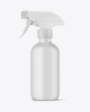 Matte Spray Bottle Mockup