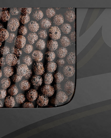 Paper Box With Chocolate Balls Mockup