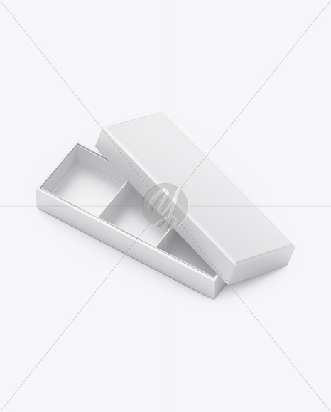 Opened Paper Box Mockup