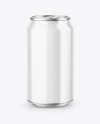 Metallic Drink Can w/ Glossy Finish Mockup