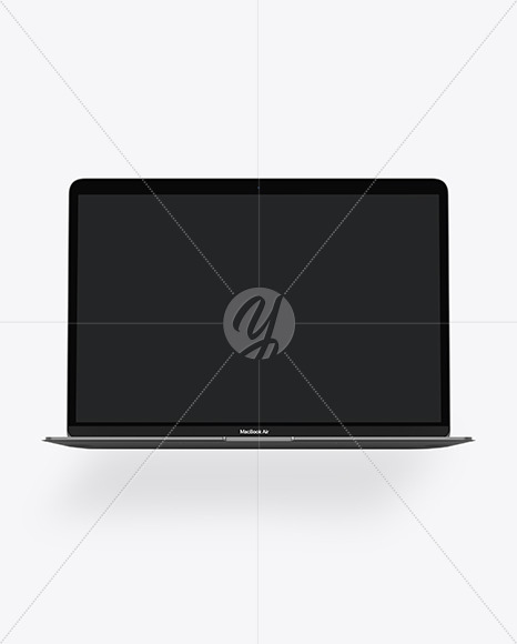 MacBook Air Space Gray Mockup