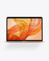 MacBook Air Gold Mockup