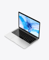 MacBook Air Silver Mockup