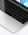 MacBook Air Silver Mockup