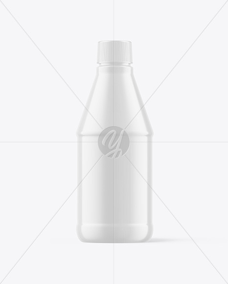 400ml Glossy Plastic Bottle Mockup 400ml Glossy Plastic Bottle Mockup