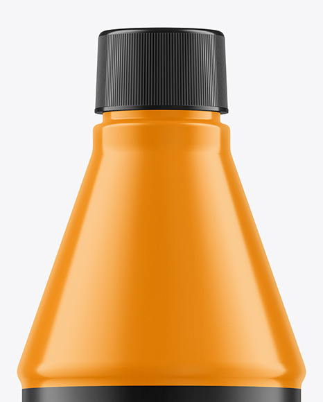 400ml Glossy Plastic Bottle Mockup 400ml Glossy Plastic Bottle Mockup