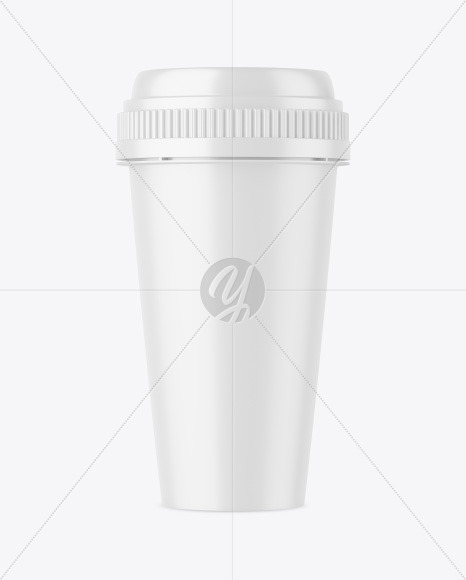 Matte Plastic Cup Mockup