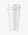 Matte Plastic Cup Mockup