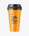 Matte Plastic Cup Mockup