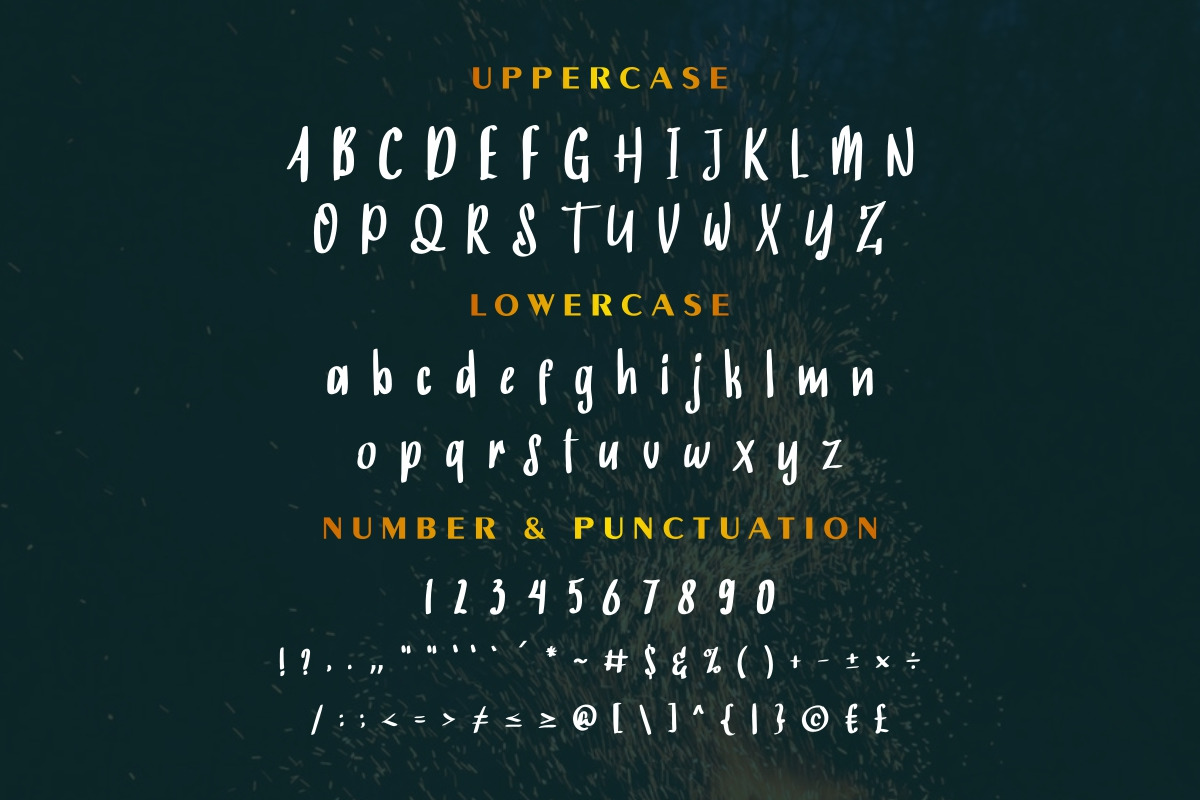 BurningSun Script Font