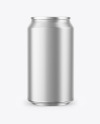 Matte Metallic Drink Can Mockup