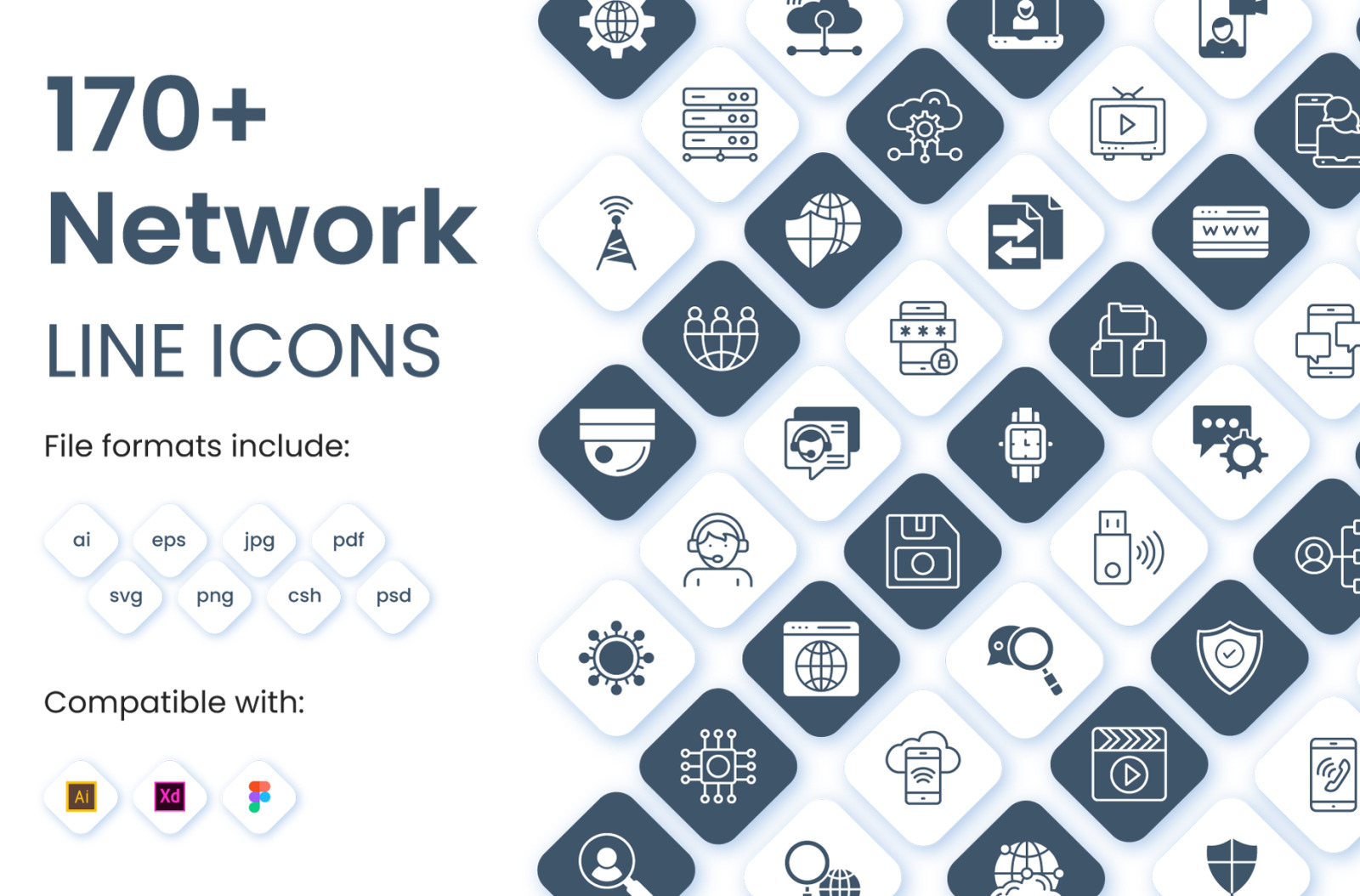 170+ Network Icons Pack