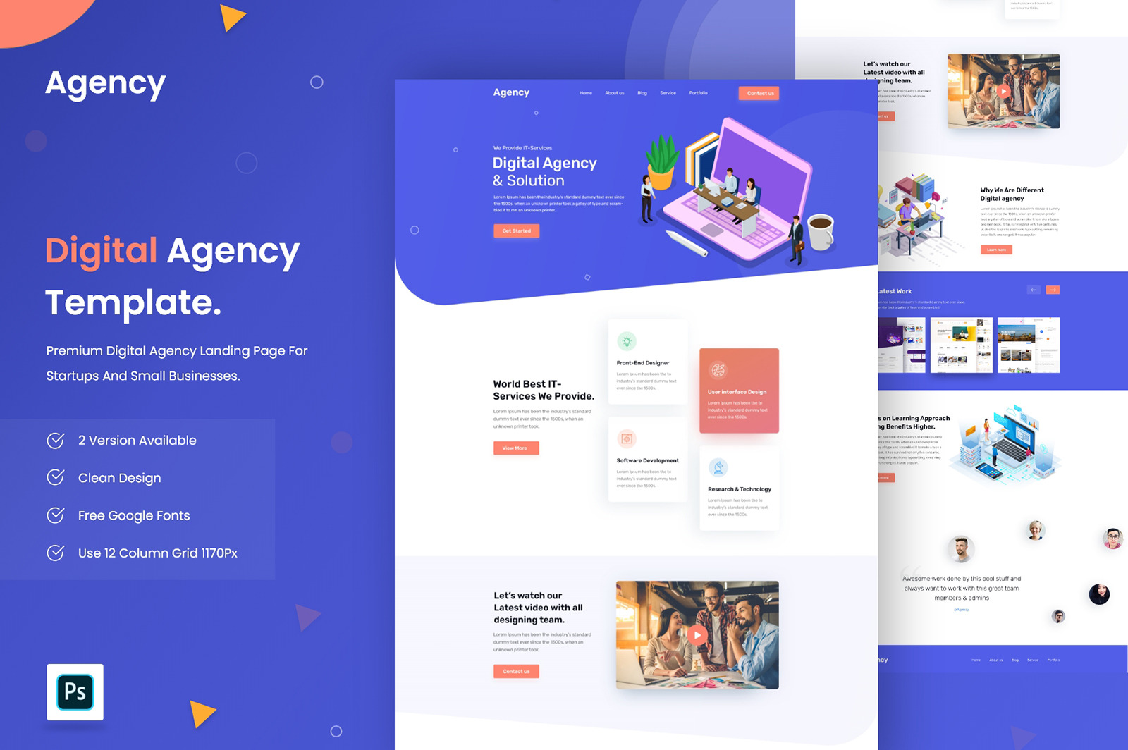 Digital Agency Template Digital Agency Template