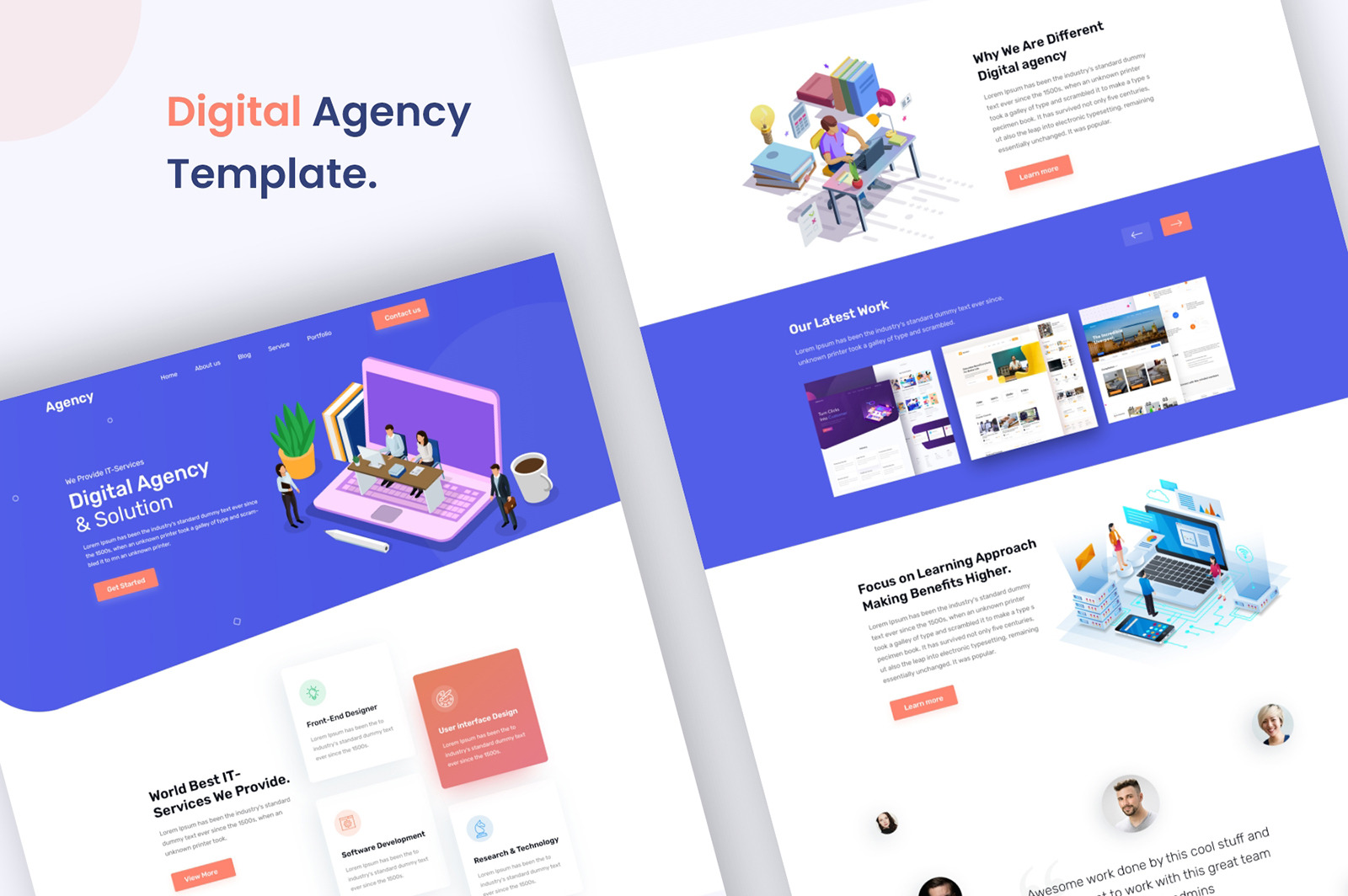 Digital Agency Template Digital Agency Template