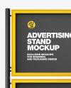 Double Framed Advertising Board Mockup