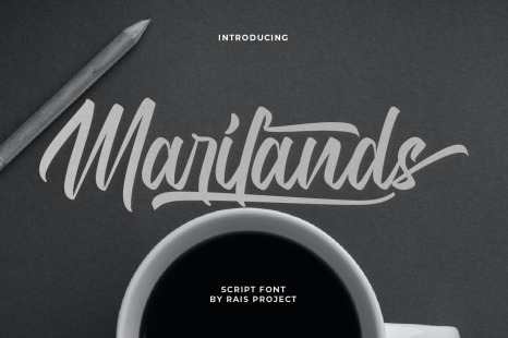 Marilands Calligraphy Font - Beautiful