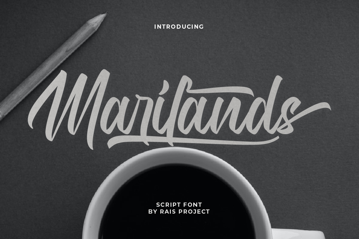 Marilands Calligraphy Font Marilands Calligraphy Font