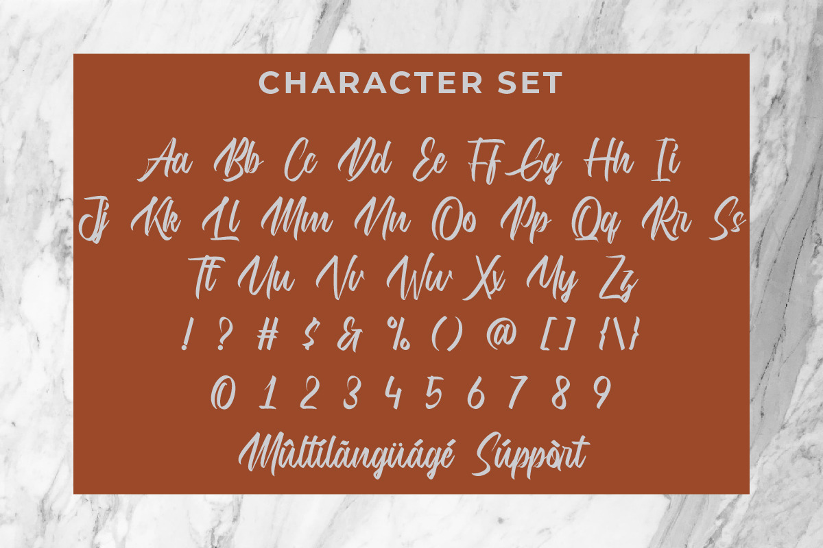 Marilands Calligraphy Font