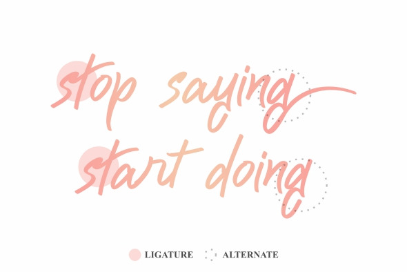 Cattily Calligraphy Font Cattily Calligraphy Font