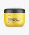 Matte Cosmetic Jar Mockup