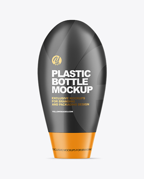 Matte Plastic Bottle Mockup