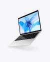 MacBook Air Silver Mockup