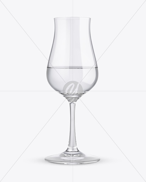 Vodka Snifter Glass Mockup