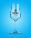 Vodka Snifter Glass Mockup