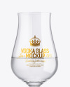 Vodka Snifter Glass Mockup