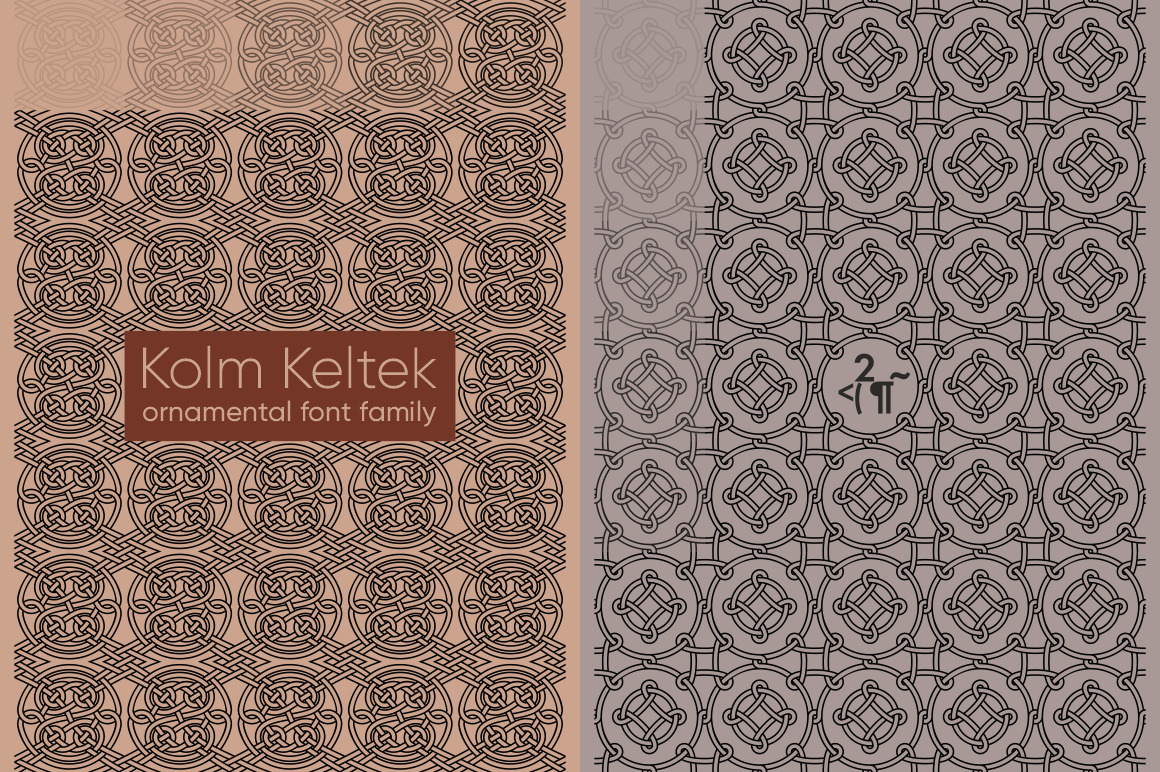 Kolm Keltek Font Kolm Keltek Font