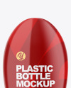 Glossy Plastic Bottle Mockup