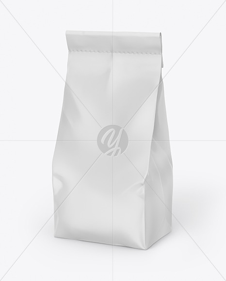 Glossy Food Bag Mockup