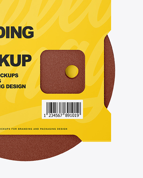 Sanding Disc Mockup