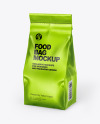 Metallic Food Bag Mockup