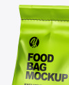 Metallic Food Bag Mockup