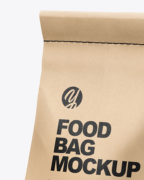 Kraft Paper Food Bag Mockup