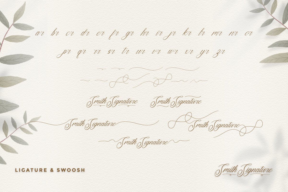 Smith Signature Font Smith Signature Font