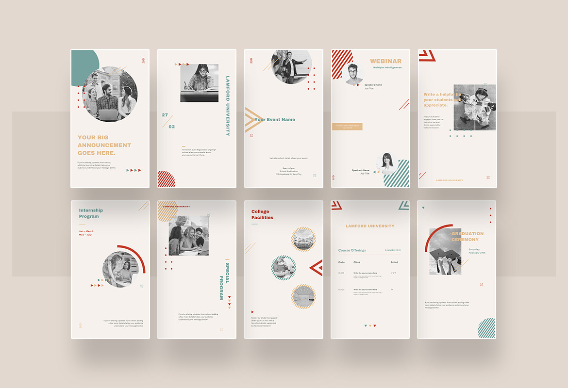 Elegant University Instagram Canva Elegant University Instagram Canva