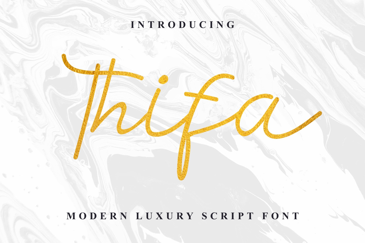 Thifa Handwriting Font