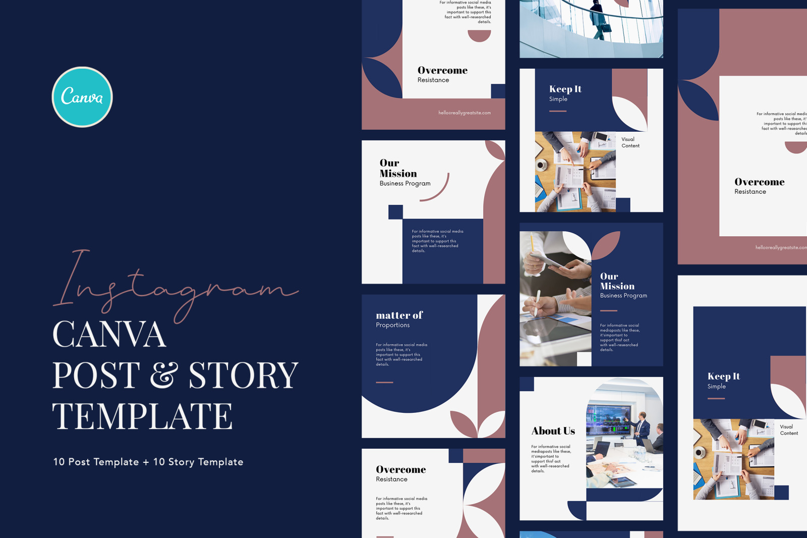 Professional Company Instagram Canva Professional Company Instagram Canva