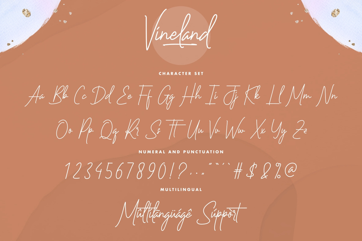 Vineland Script Font Vineland Script Font